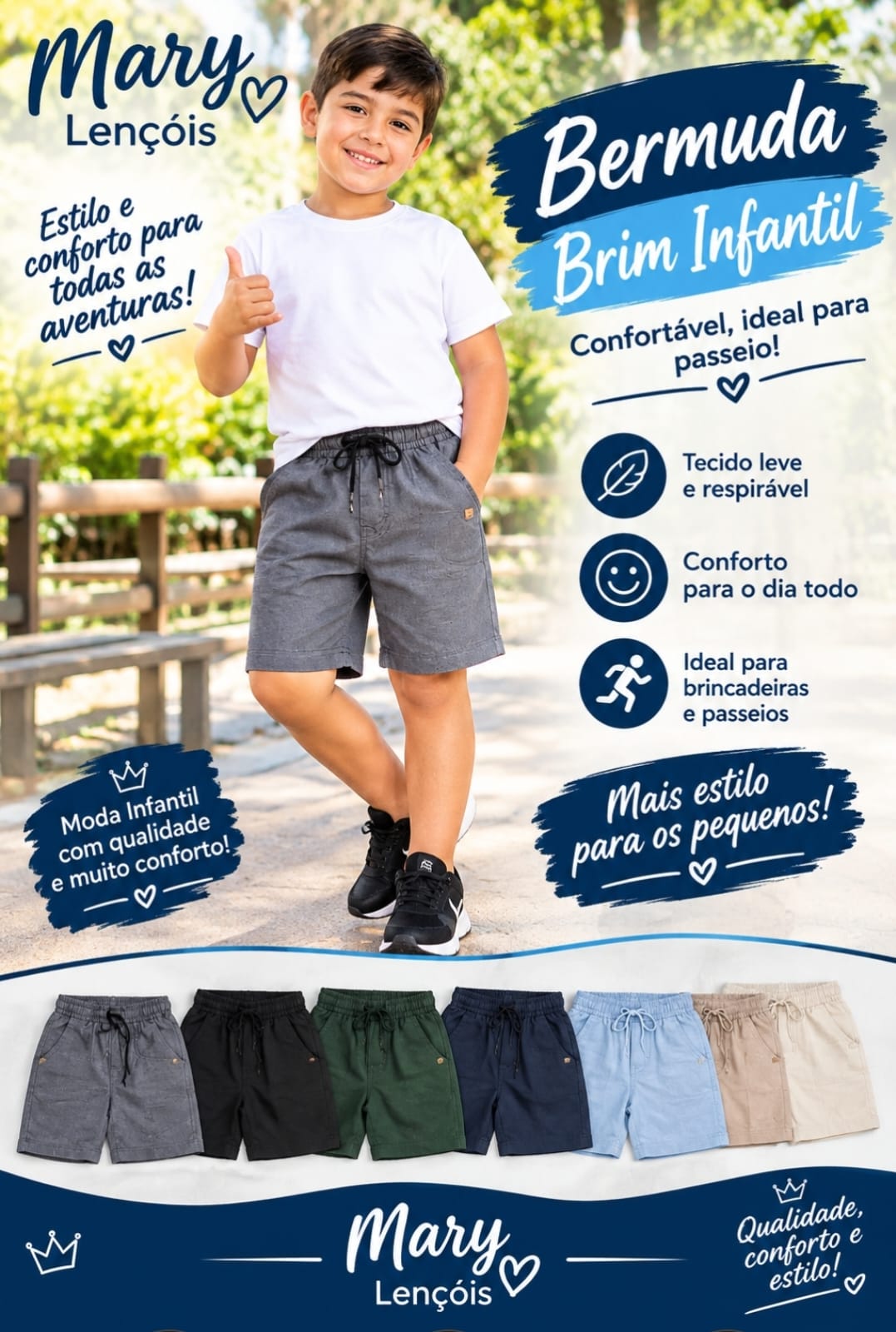 Bermuda Brim Infantil