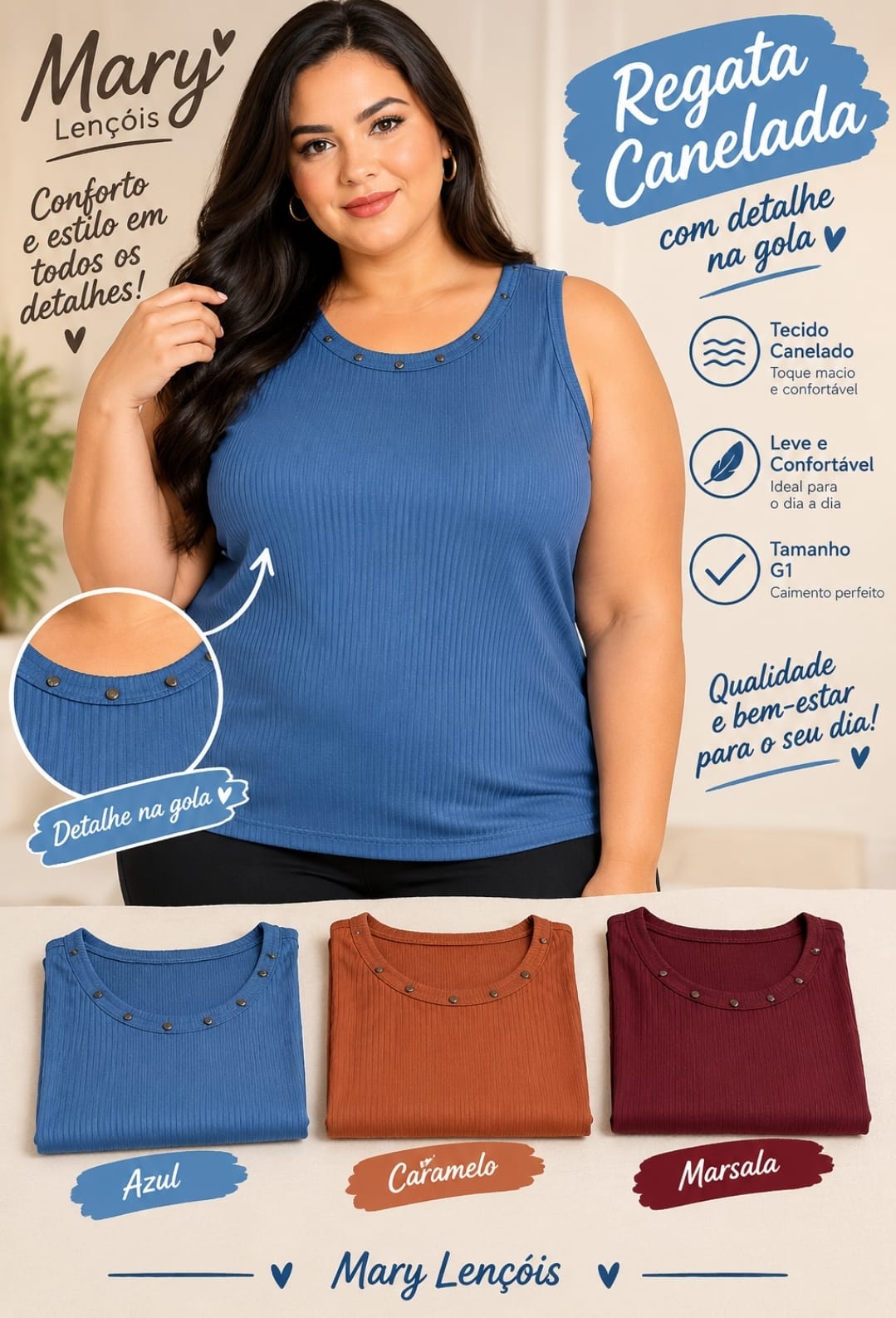 Blusa Canelada Manga Japonesa