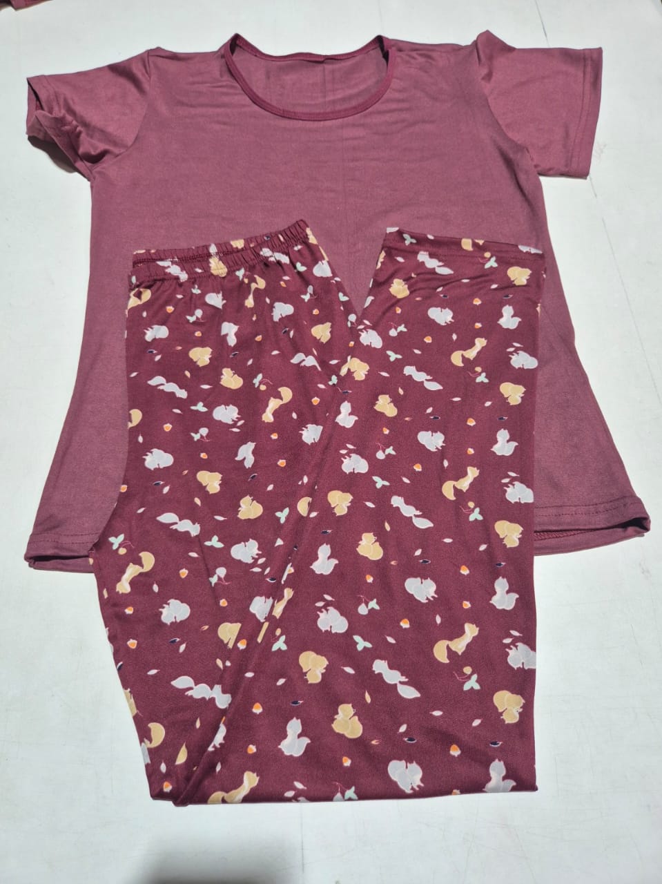 Pijama Curto Feminino Estampado